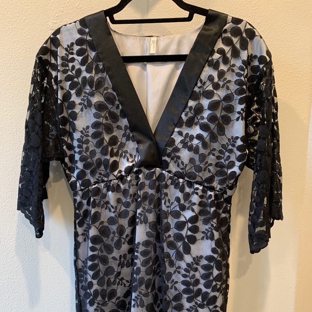 Black Lace Blouse